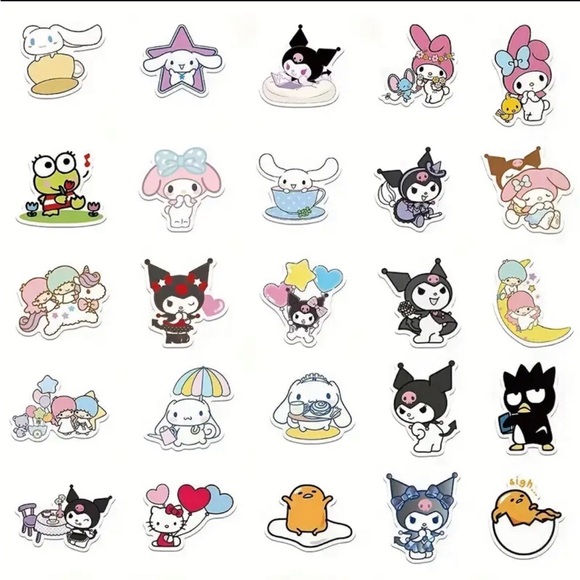NWT! 50 pcs stickers. Kawaii Sticker Set. - Picture 2 of 4